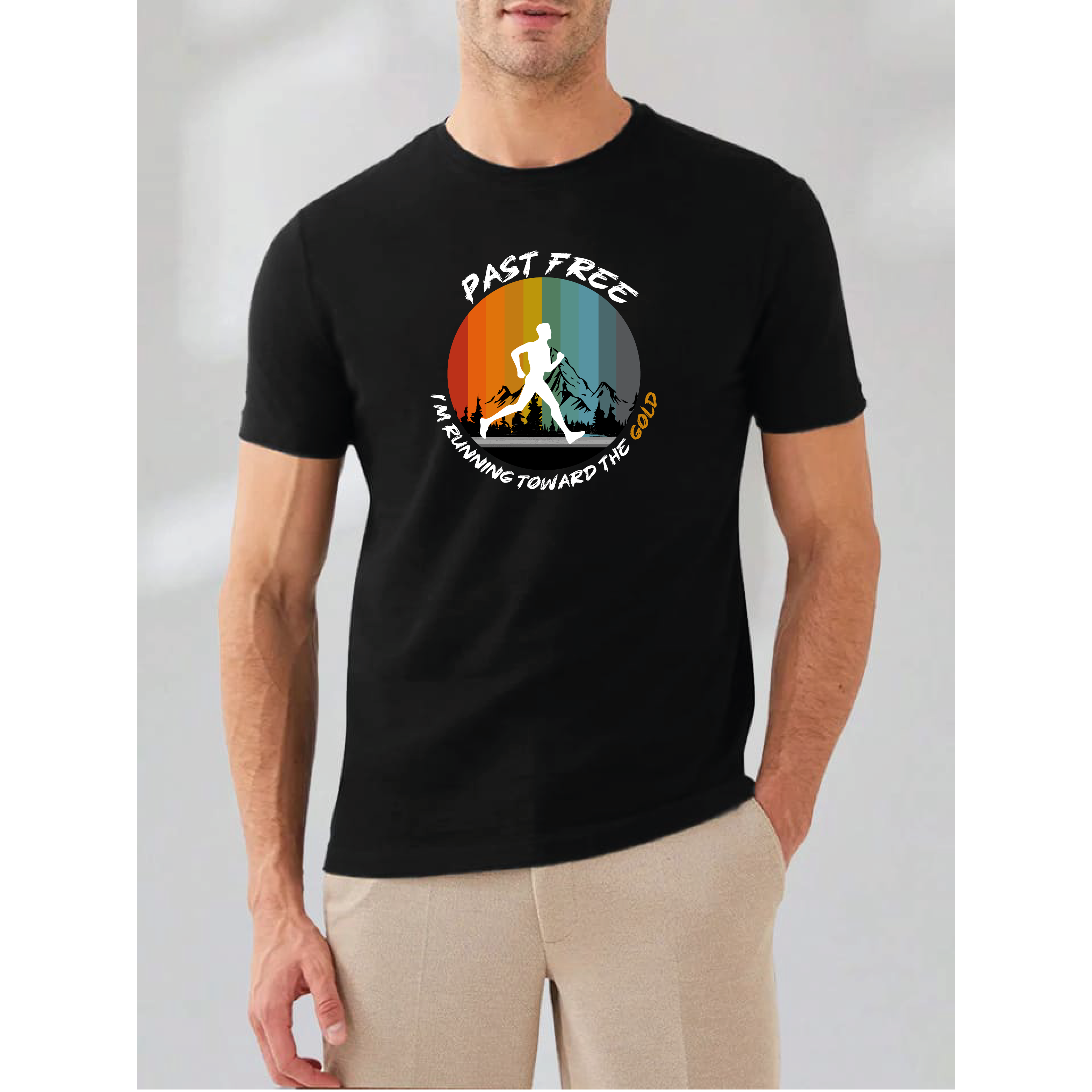 PAST FREE, I'M RUNNING TOWARD THE GOLD T-shirt