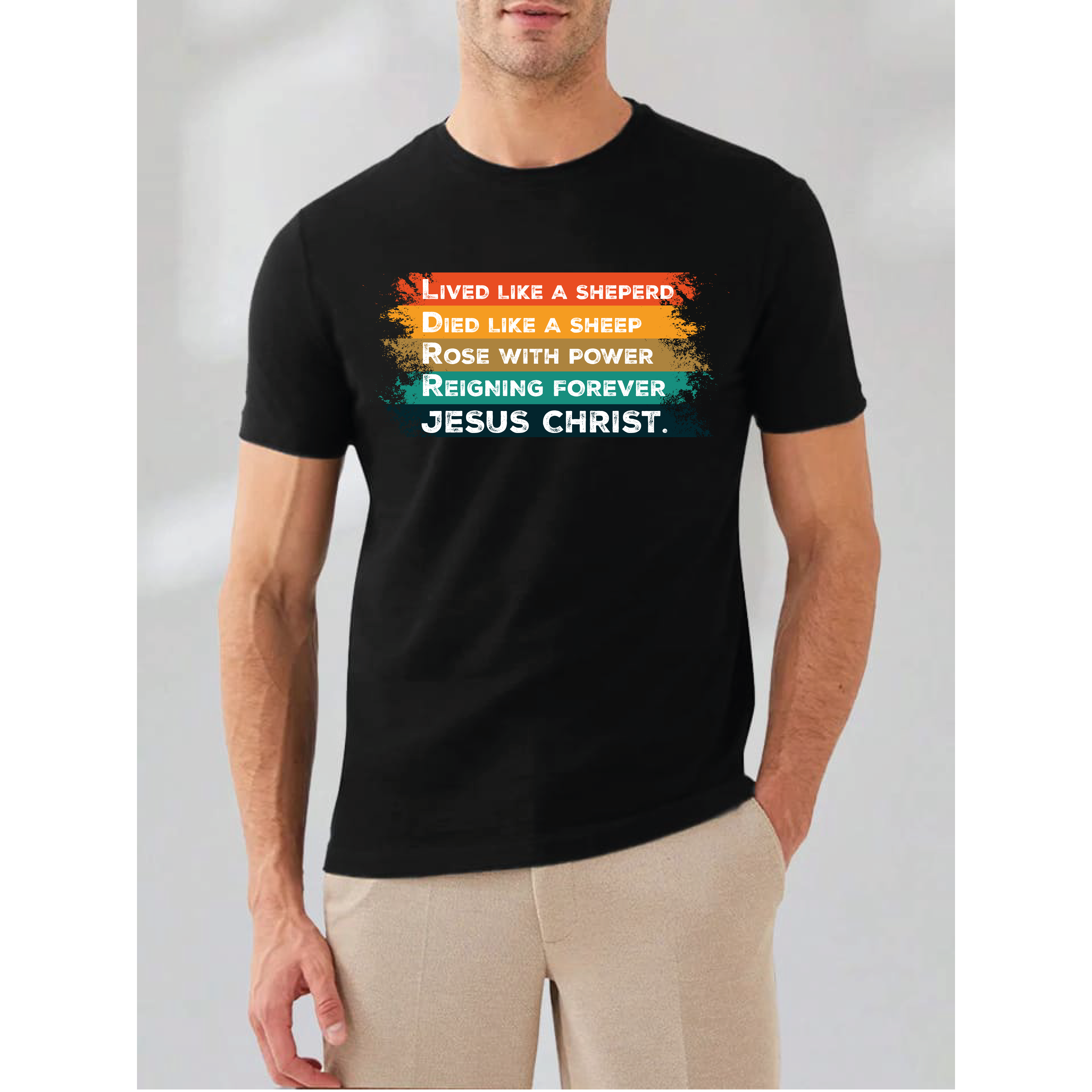 LIVED LIKE A SHEPERD, DIED LIKE A SHEEP T-shirt