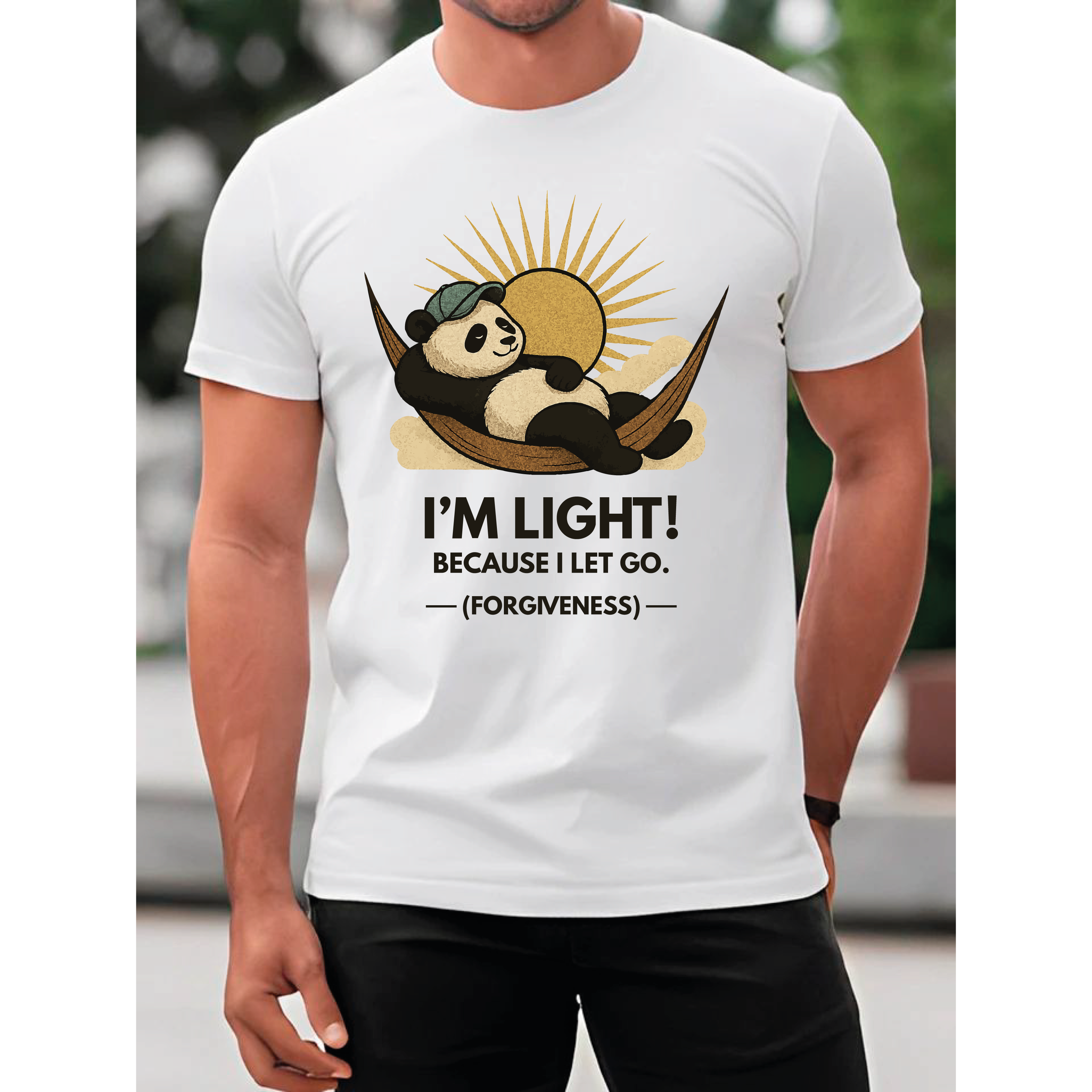 I'M LIGHT! BECAUSE I LET GO T-shirt