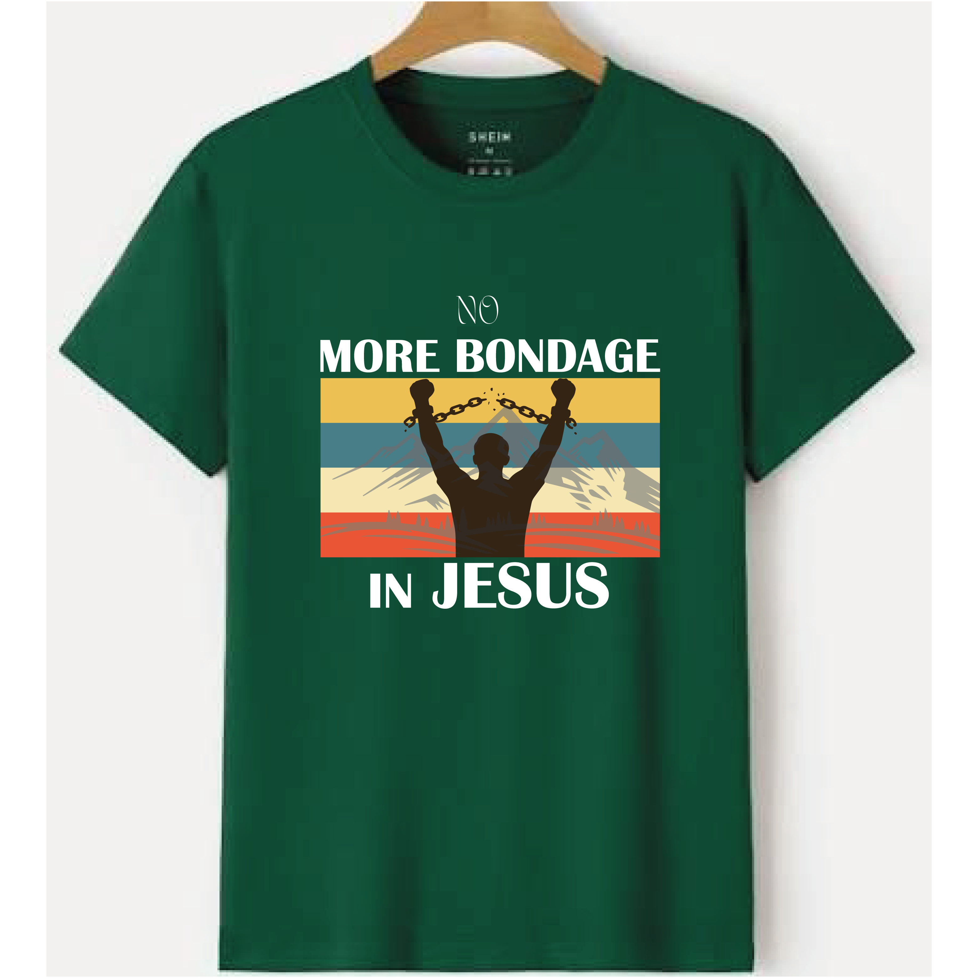 NO MORE BONDAGE IN JESUS T-shirt