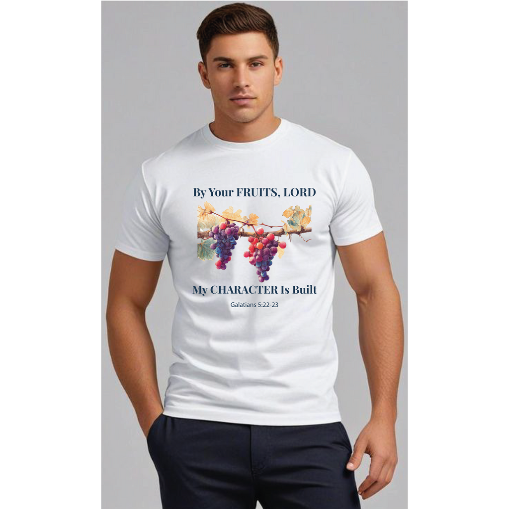 By Your Fruit, Lord, My Character Is Built T-shirt