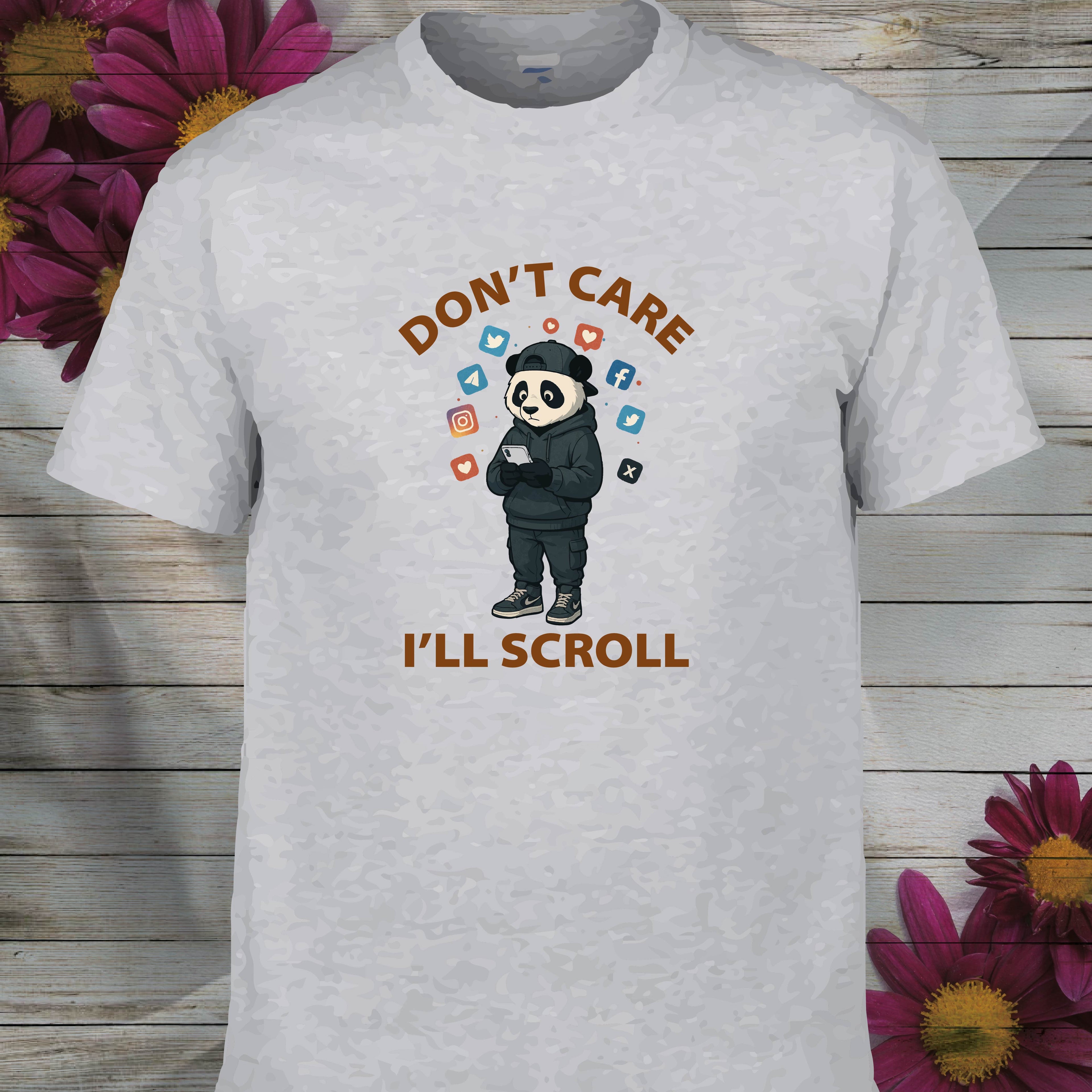 Don't Care, I'll Scroll T-shirt